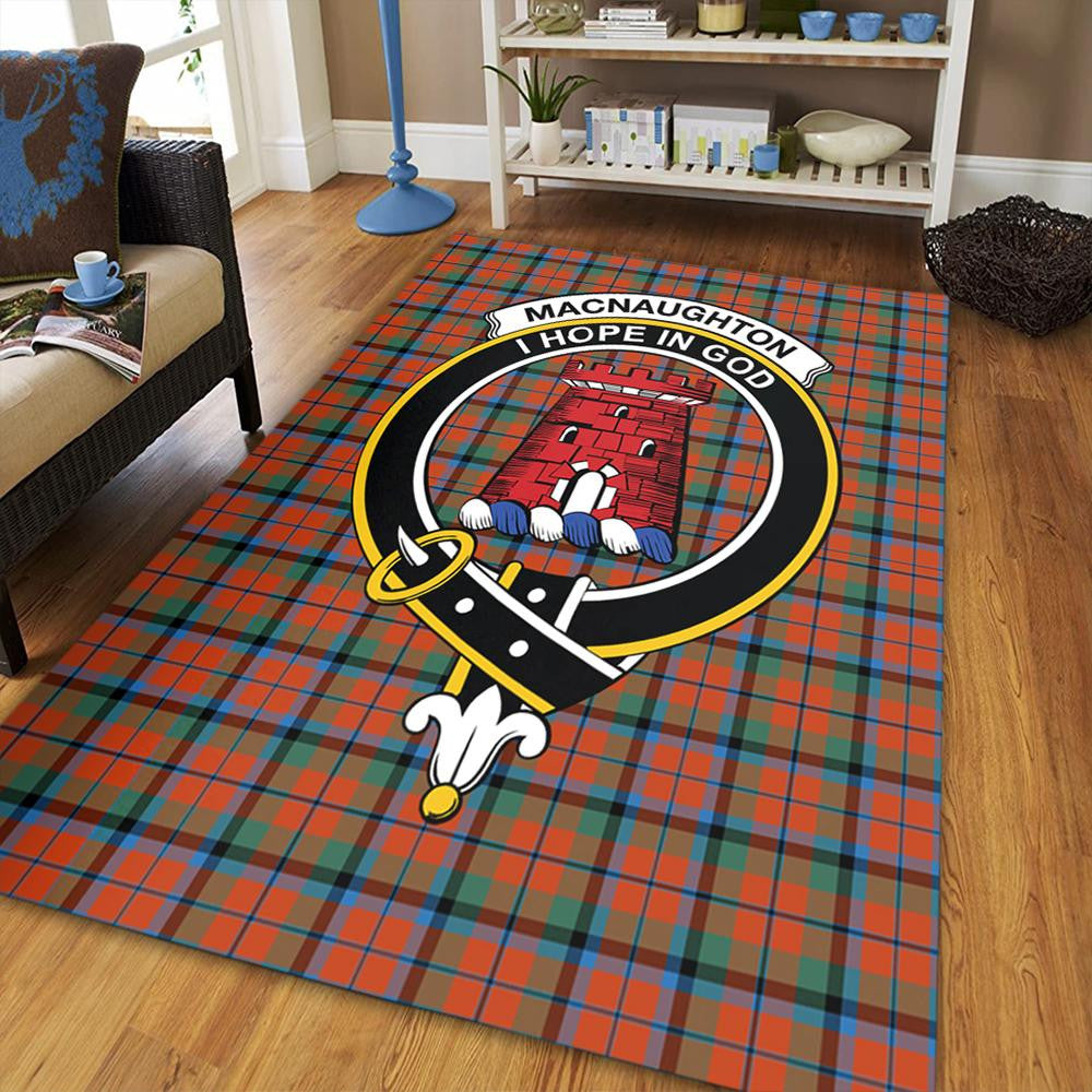 MacNaughton Ancient Tartan Crest Area Rug