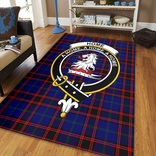 Home Modern Tartan Crest Area Rug