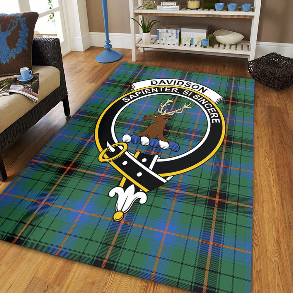 Davidson Ancient Tartan Crest Area Rug