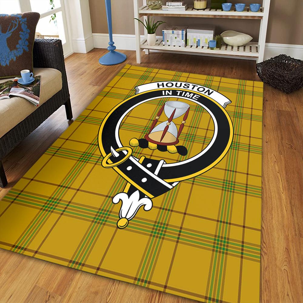 Houston Tartan Crest Area Rug