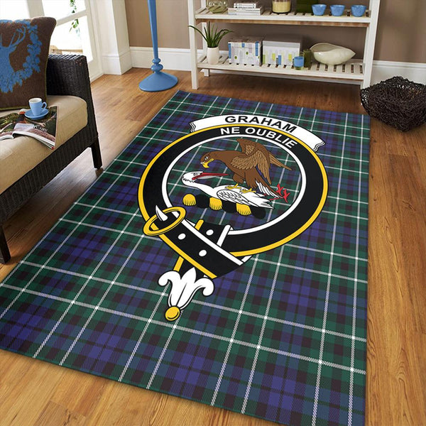 Graham of Montrose Modern Tartan Crest Area Rug