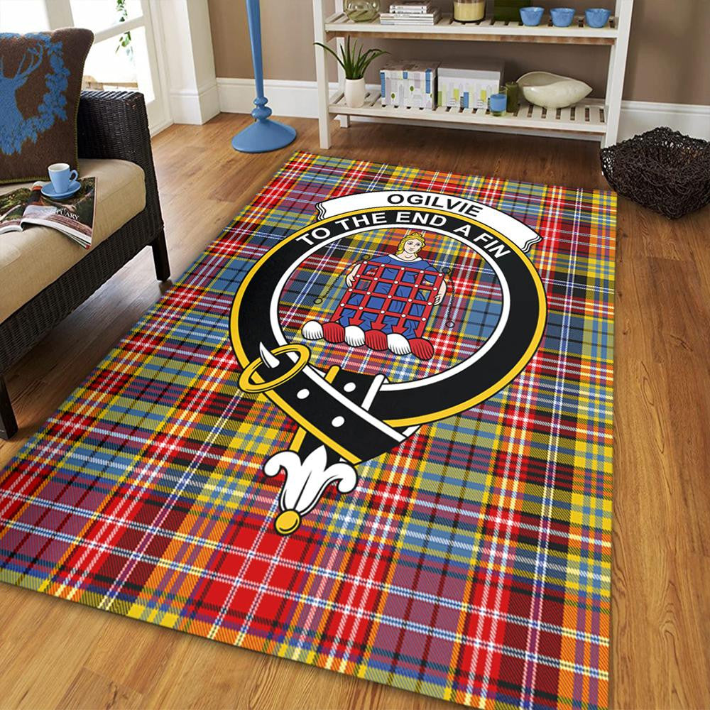 Ogilvie Tartan Crest Area Rug