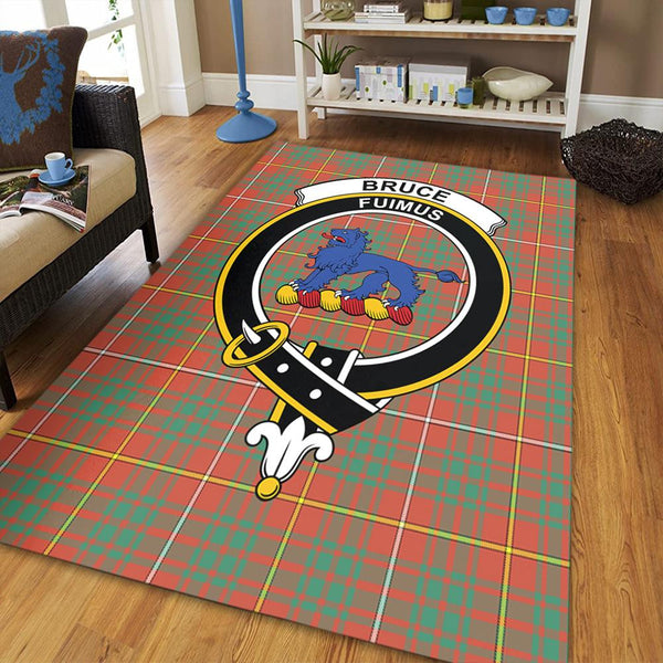 Bruce Ancient Tartan Crest Area Rug