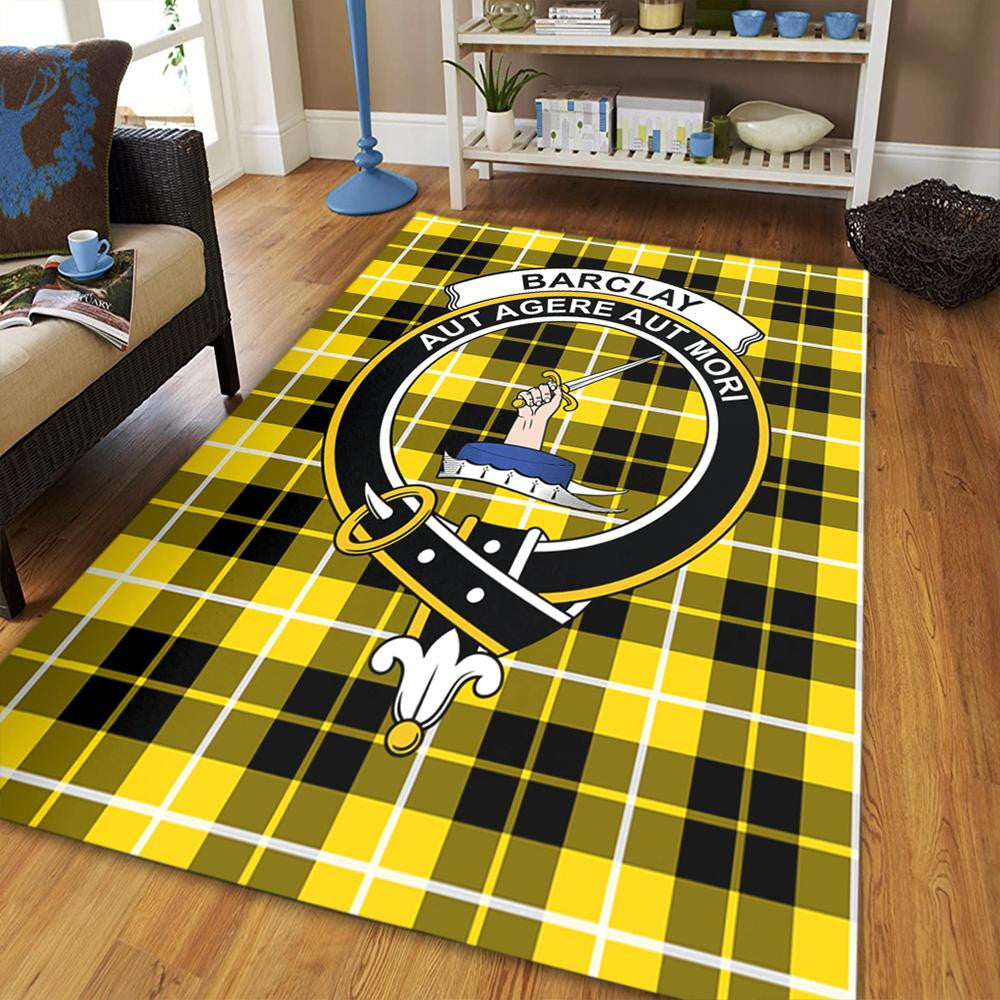 Barclay Dress Modern Tartan Crest Area Rug