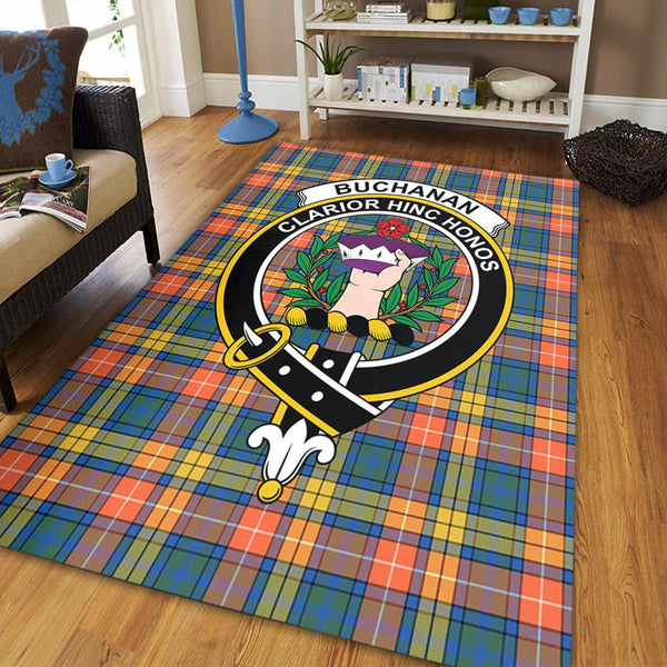 Buchanan Ancient Tartan Crest Area Rug