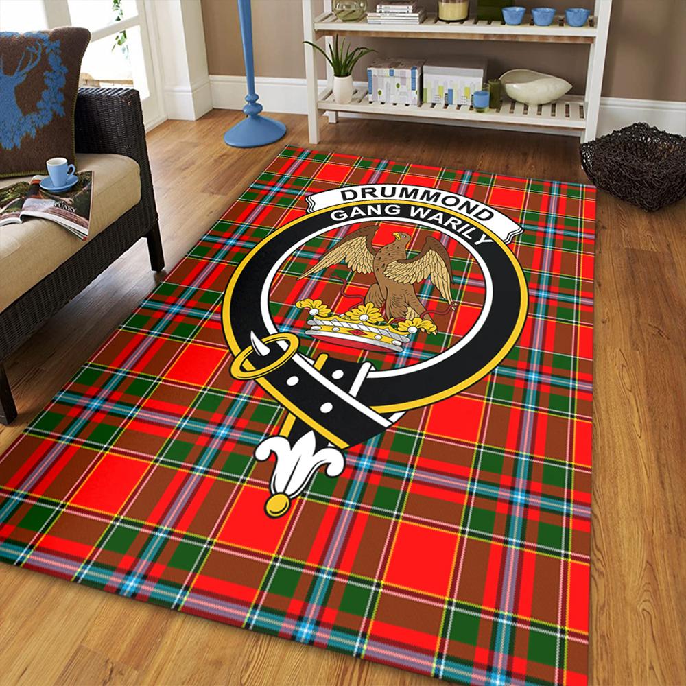 Drummond of Perth Tartan Crest Area Rug