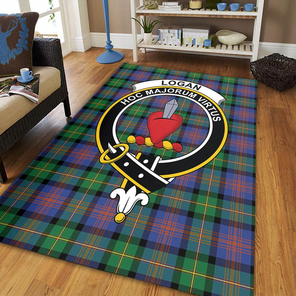 Logan Ancient Tartan Crest Area Rug