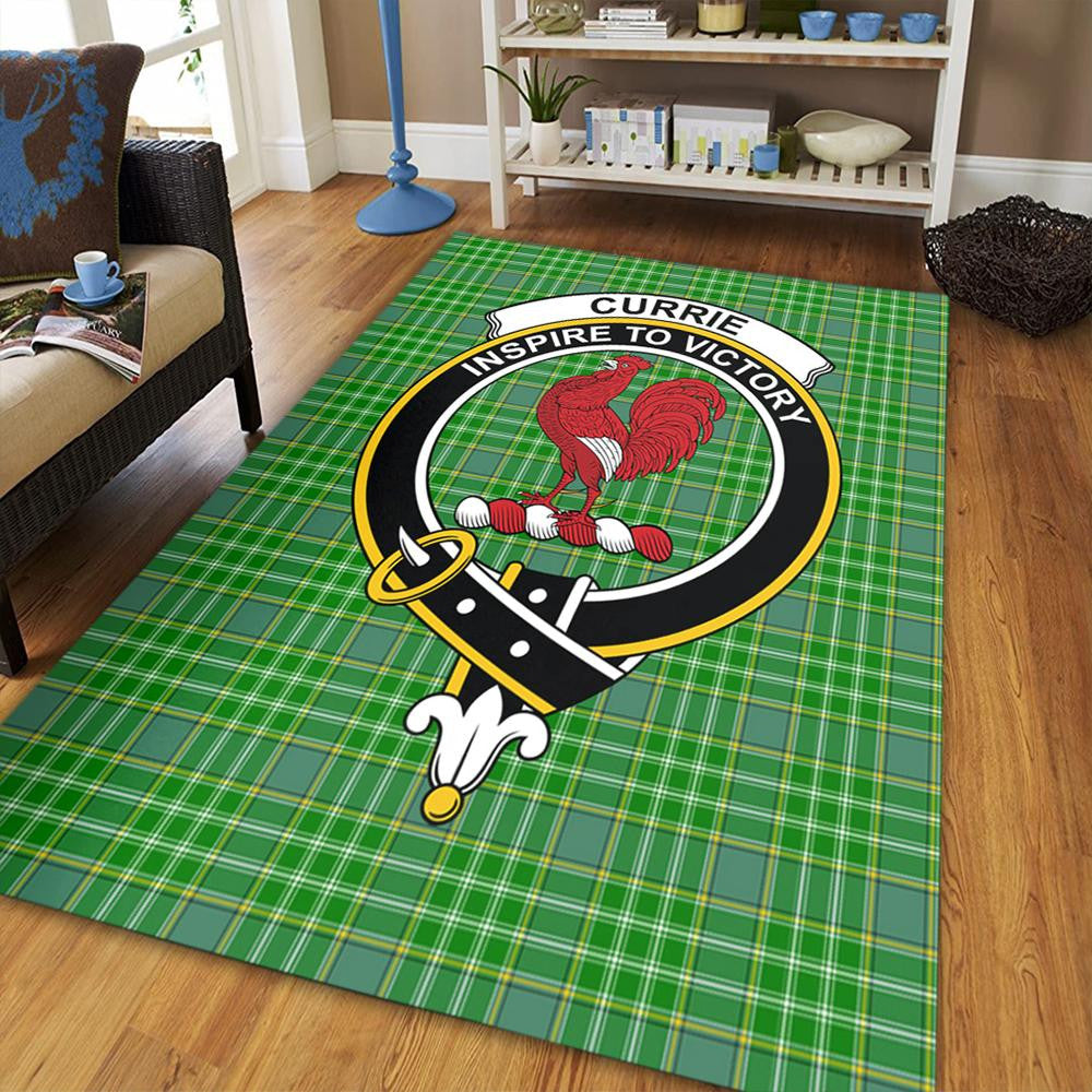 Currie Tartan Crest Area Rug