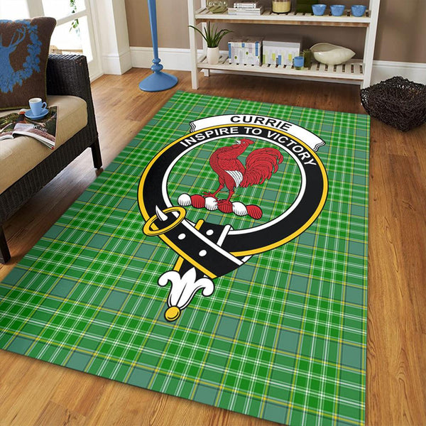 Currie Tartan Crest Area Rug