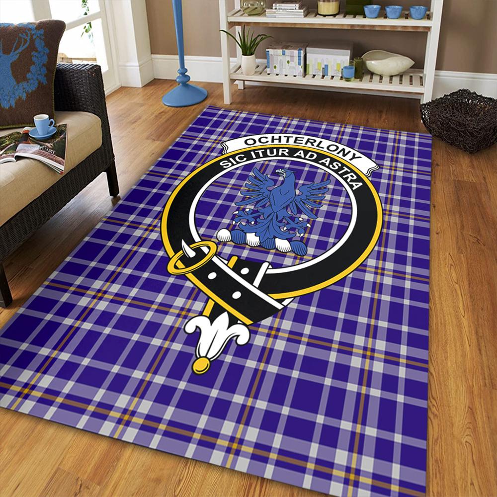 Ochterlony Tartan Crest Area Rug