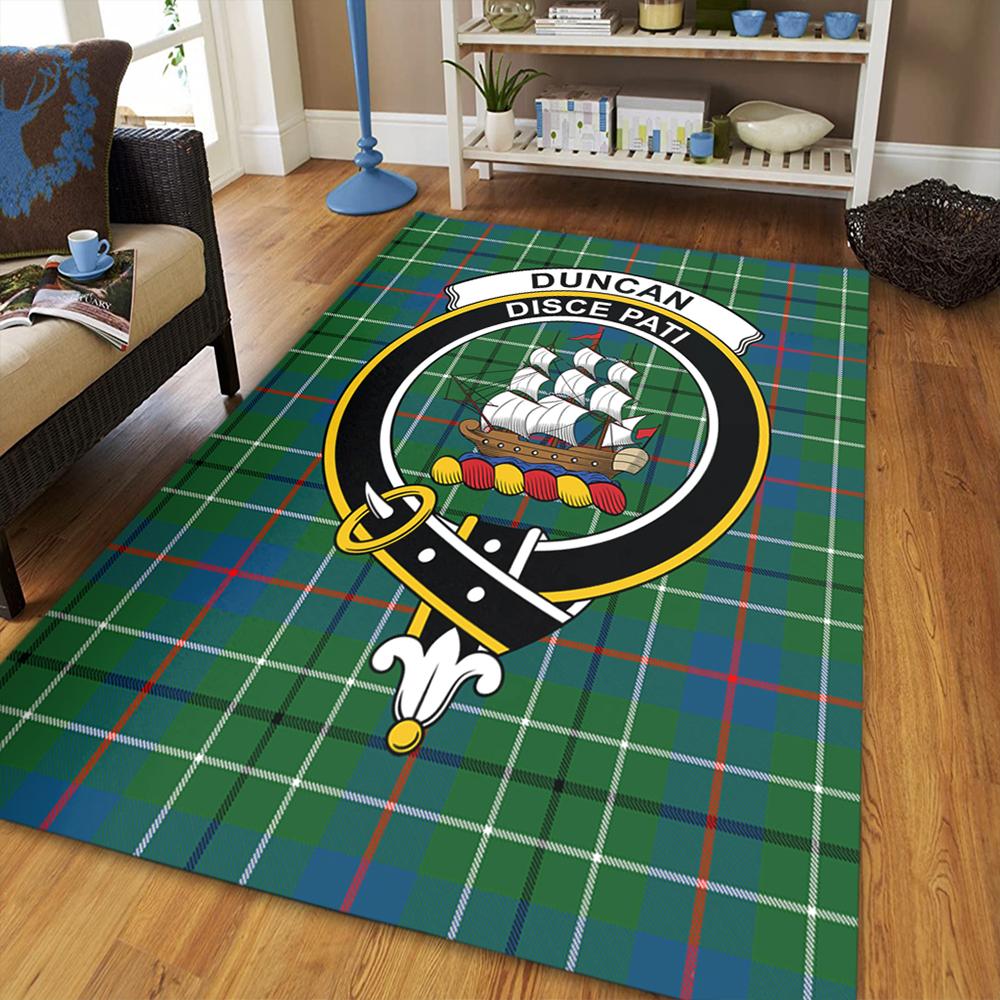 Duncan Ancient Tartan Crest Area Rug