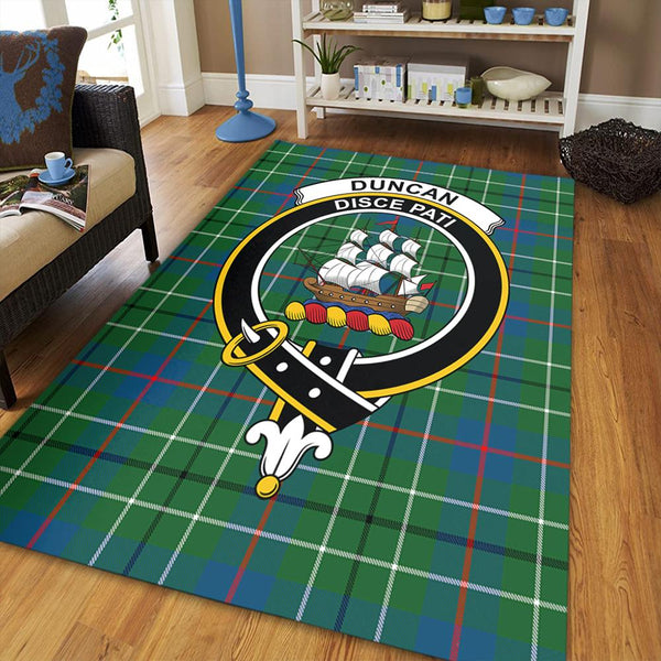 Duncan Ancient Tartan Crest Area Rug