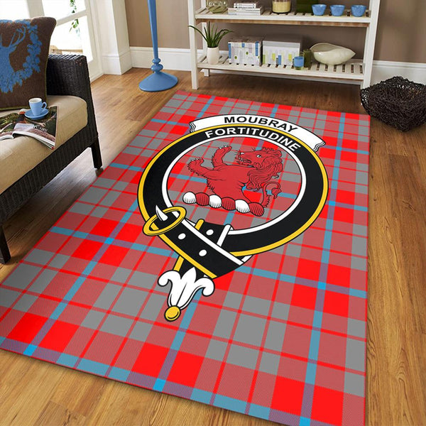 Moubray Tartan Crest Area Rug