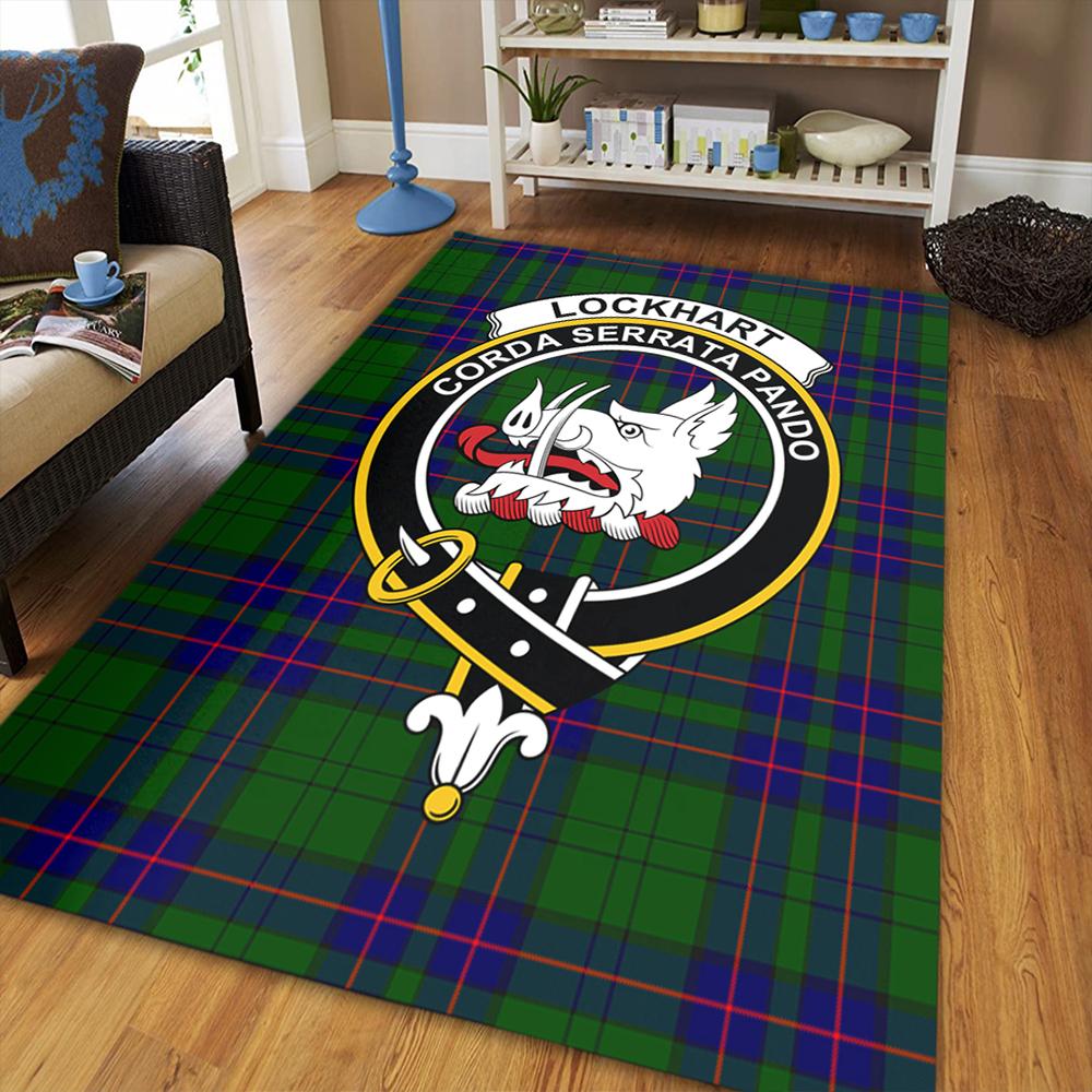 Lockhart Tartan Crest Area Rug