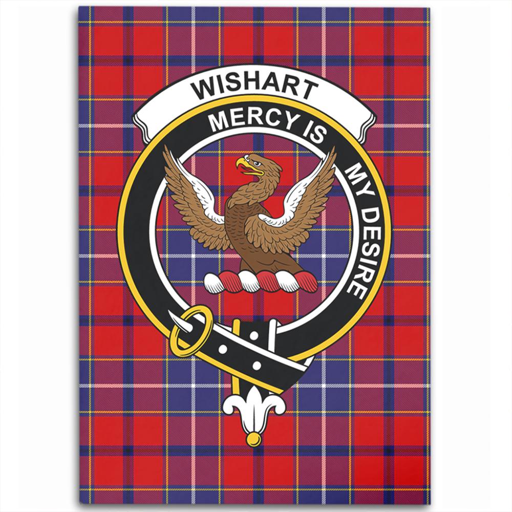 Wishart Dress Tartan Crest Area Rug