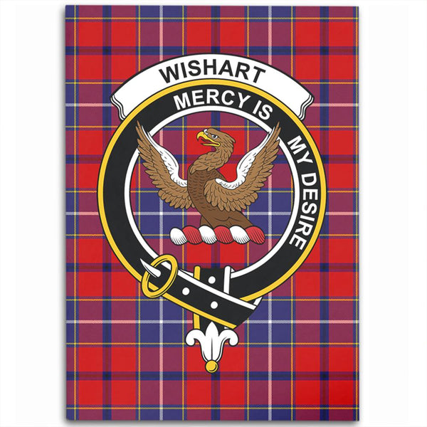 Wishart Dress Tartan Crest Area Rug