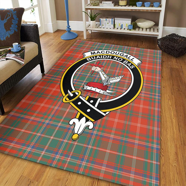 MacDougall Ancient Tartan Crest Area Rug