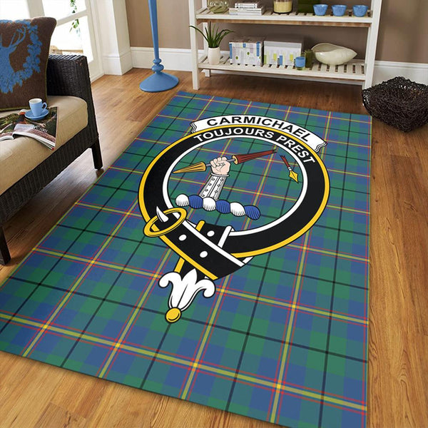 Carmichael Ancient Tartan Crest Area Rug