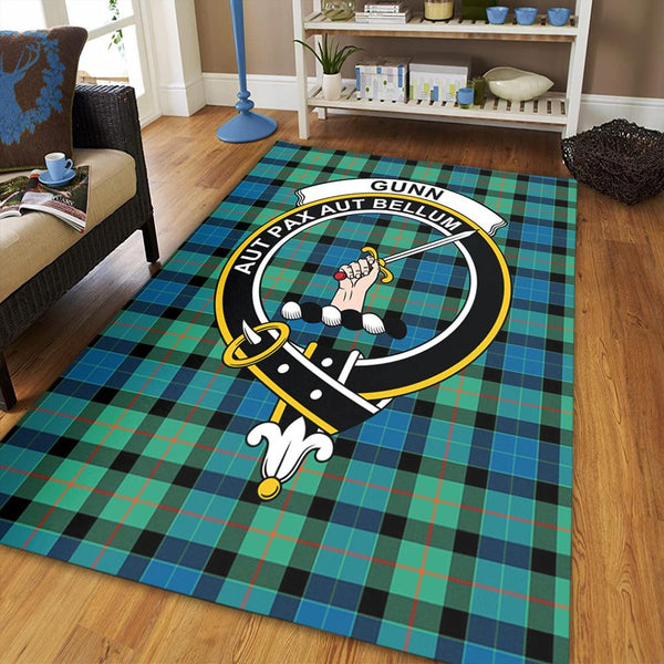 Gunn Ancient Tartan Crest Area Rug