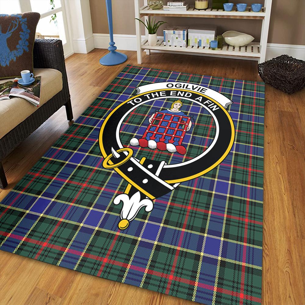 Ogilvie of Airlie Ancient Tartan Crest Area Rug