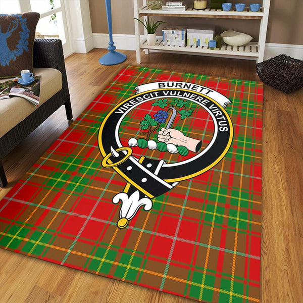 Burnett Ancient Tartan Crest Area Rug