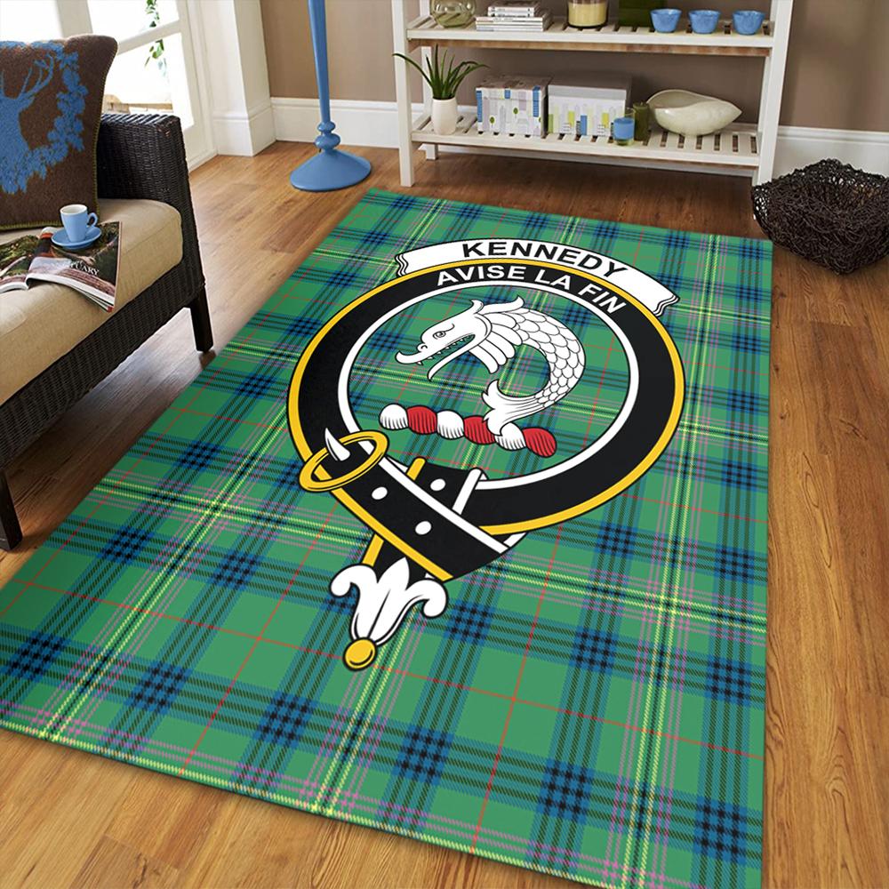 Kennedy Ancient Tartan Crest Area Rug