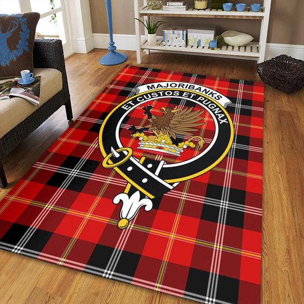 Marjoribanks Tartan Crest Area Rug