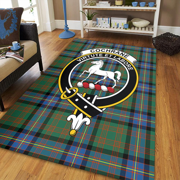 Cochrane Ancient Tartan Crest Area Rug