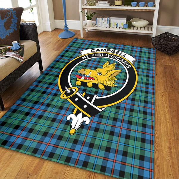 Campbell of Cawdor Ancient Tartan Crest Area Rug