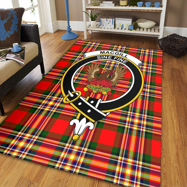 MacGill Modern Tartan Crest Area Rug