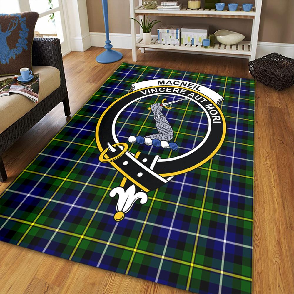 MacNeill of Barra Modern Tartan Crest Area Rug