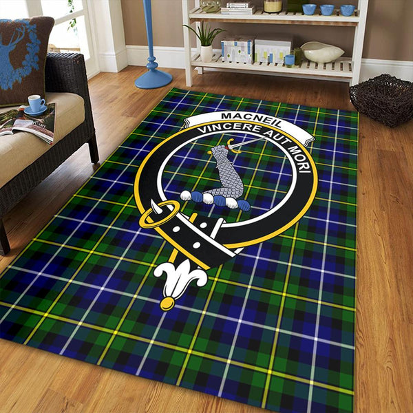 MacNeill of Barra Modern Tartan Crest Area Rug