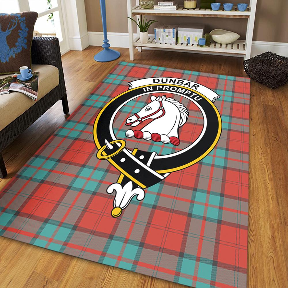 Dunbar Ancient Tartan Crest Area Rug