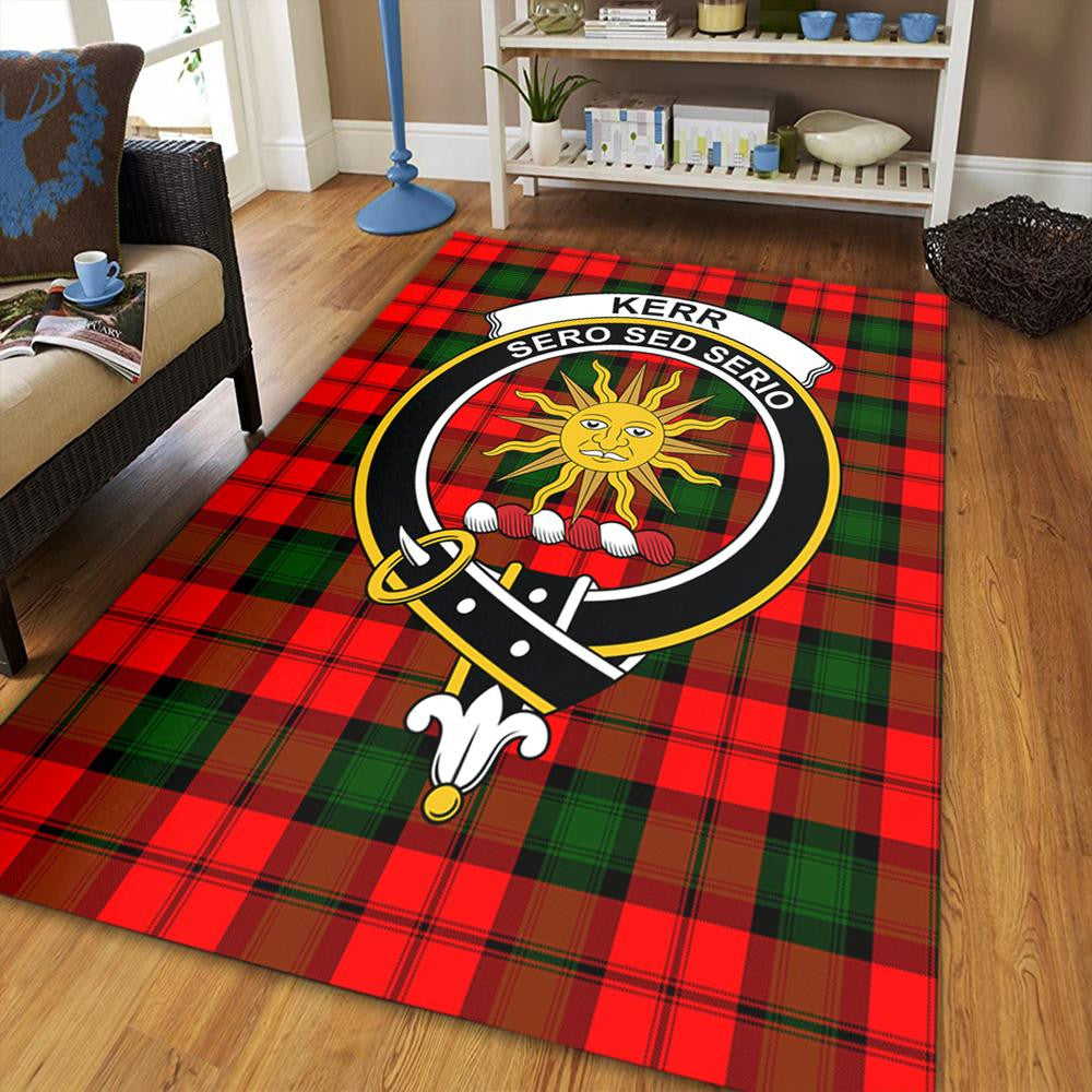 Kerr Modern Tartan Crest Area Rug