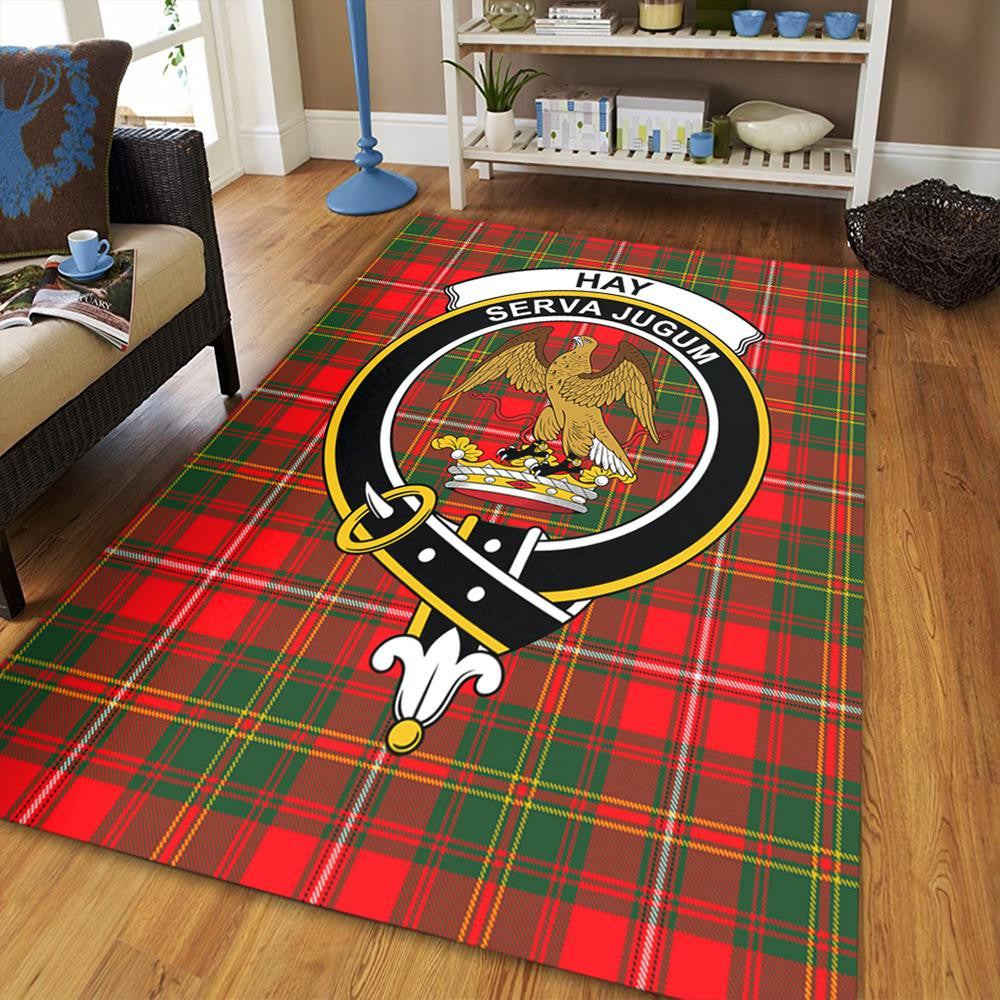 Hay Modern Tartan Crest Area Rug