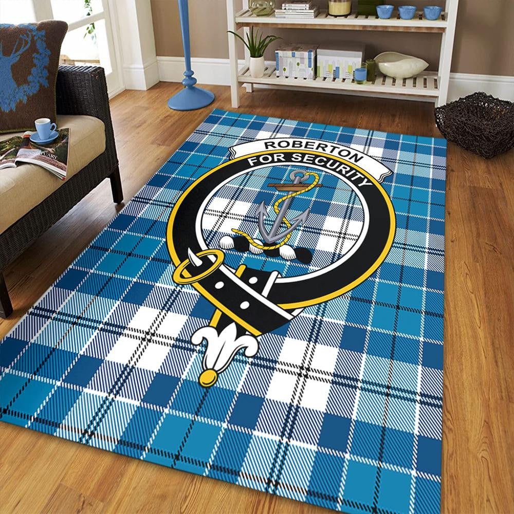 Roberton Tartan Crest Area Rug