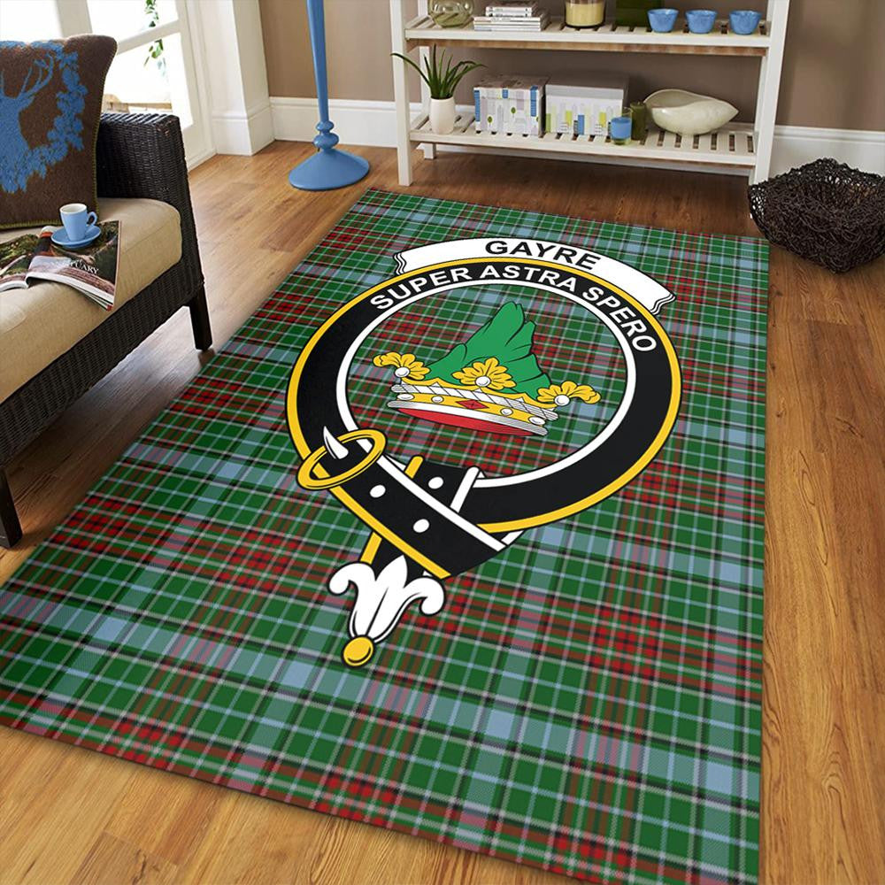 Gayre Tartan Crest Area Rug