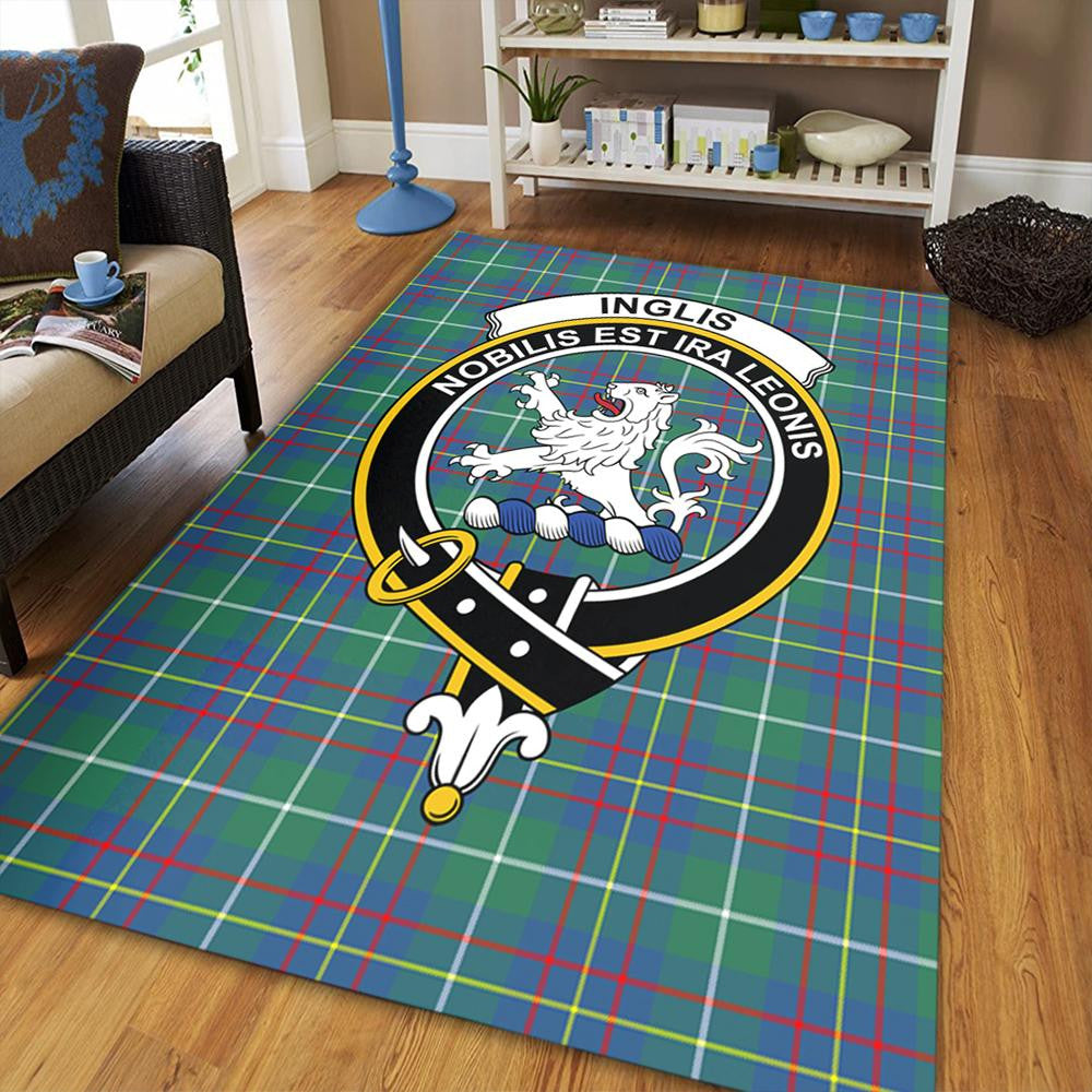 Inglis Ancient Tartan Crest Area Rug