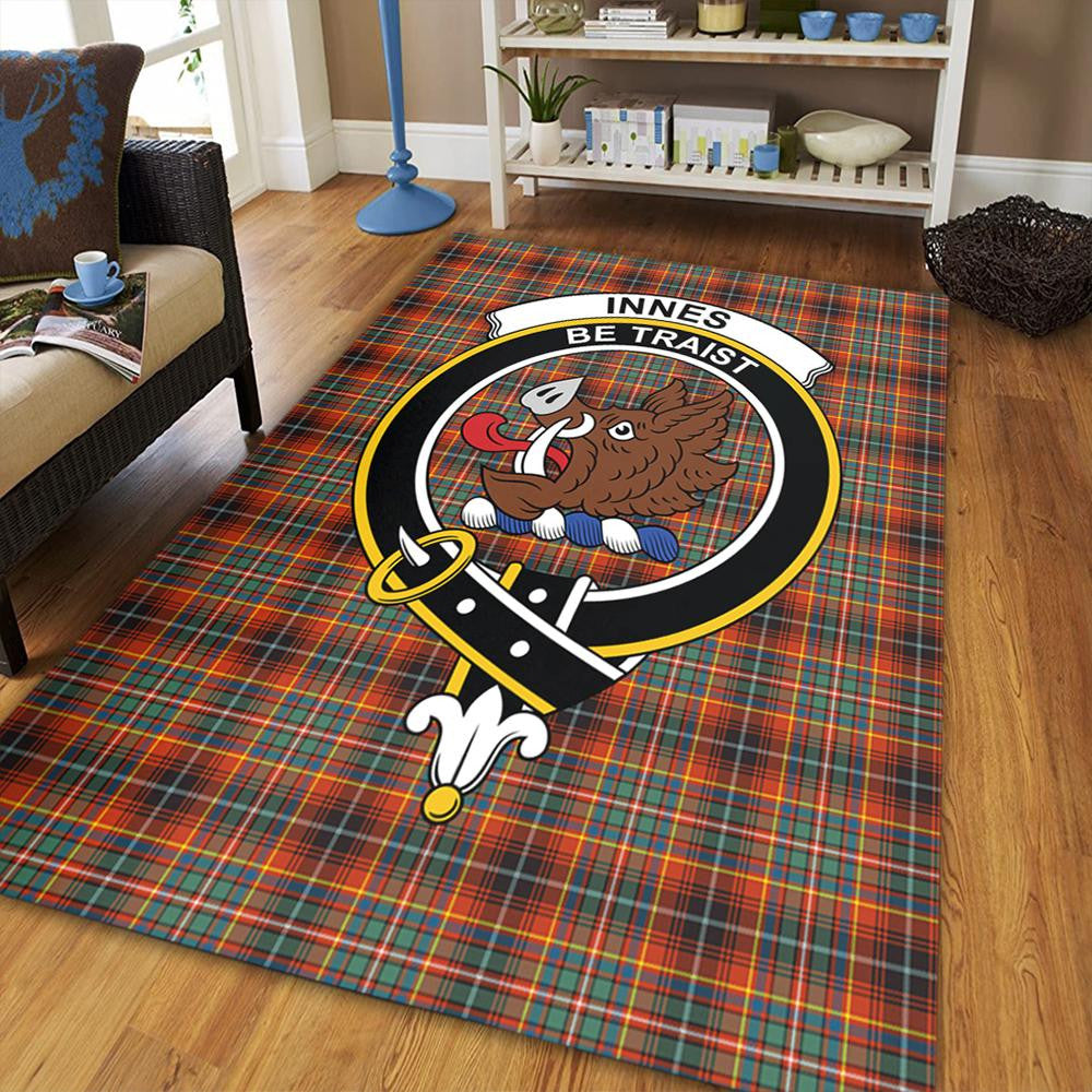 Innes Ancient Tartan Crest Area Rug