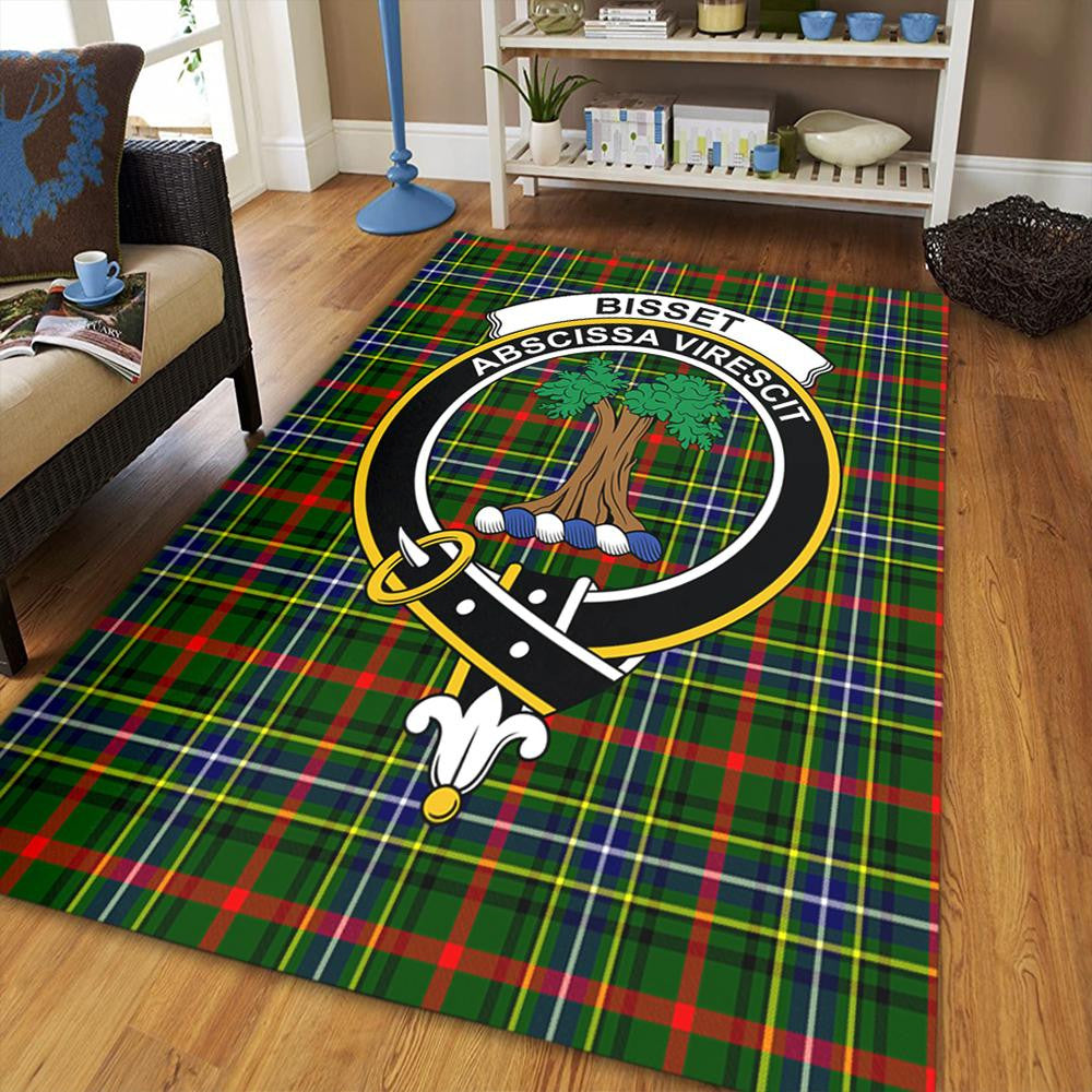 Bisset Tartan Crest Area Rug