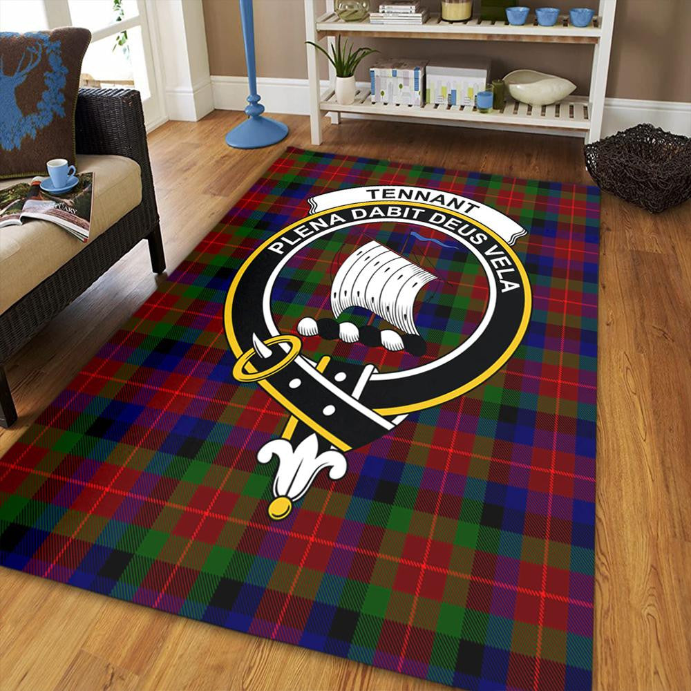 Tennant Tartan Crest Area Rug