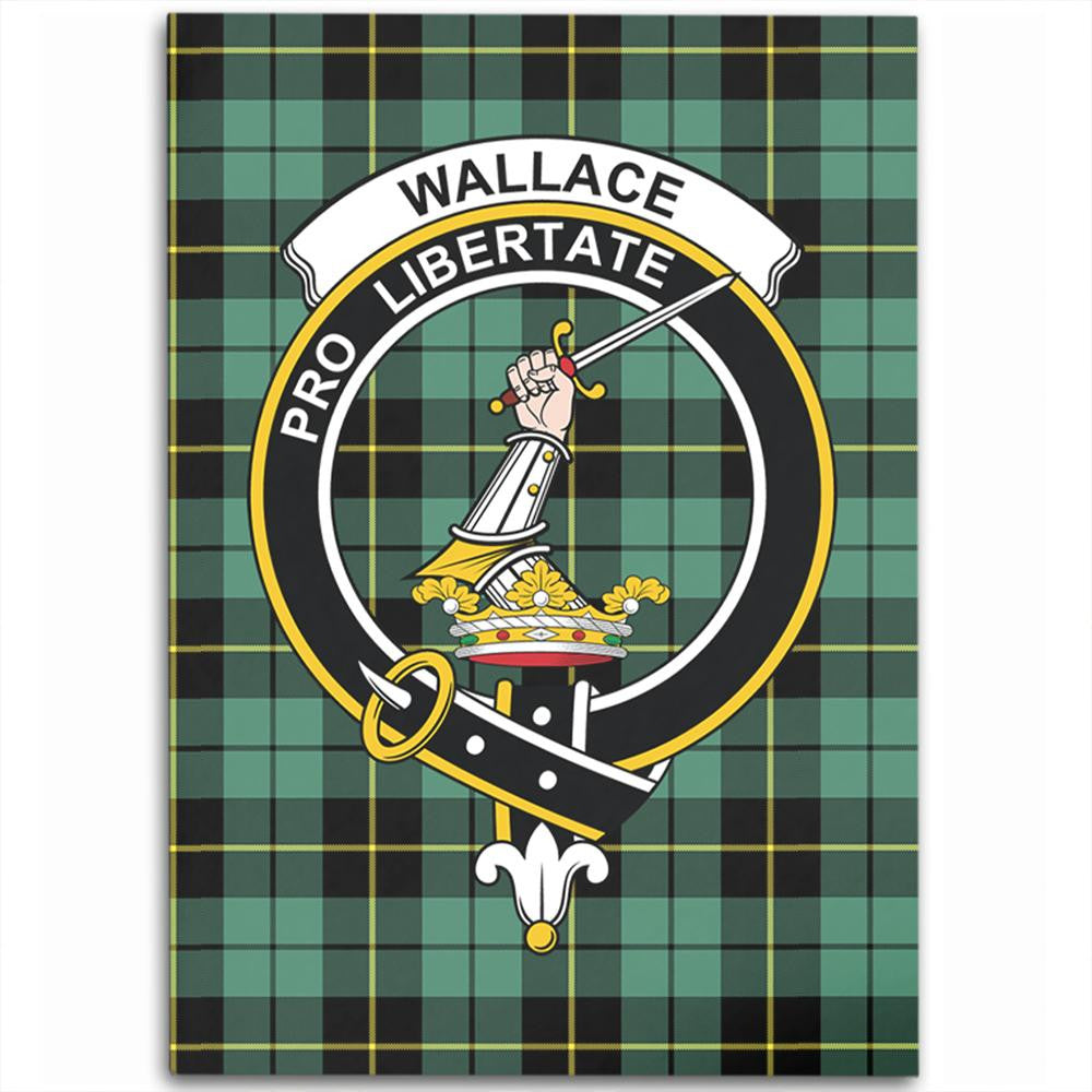 Wallace Hunting Ancient Tartan Crest Area Rug