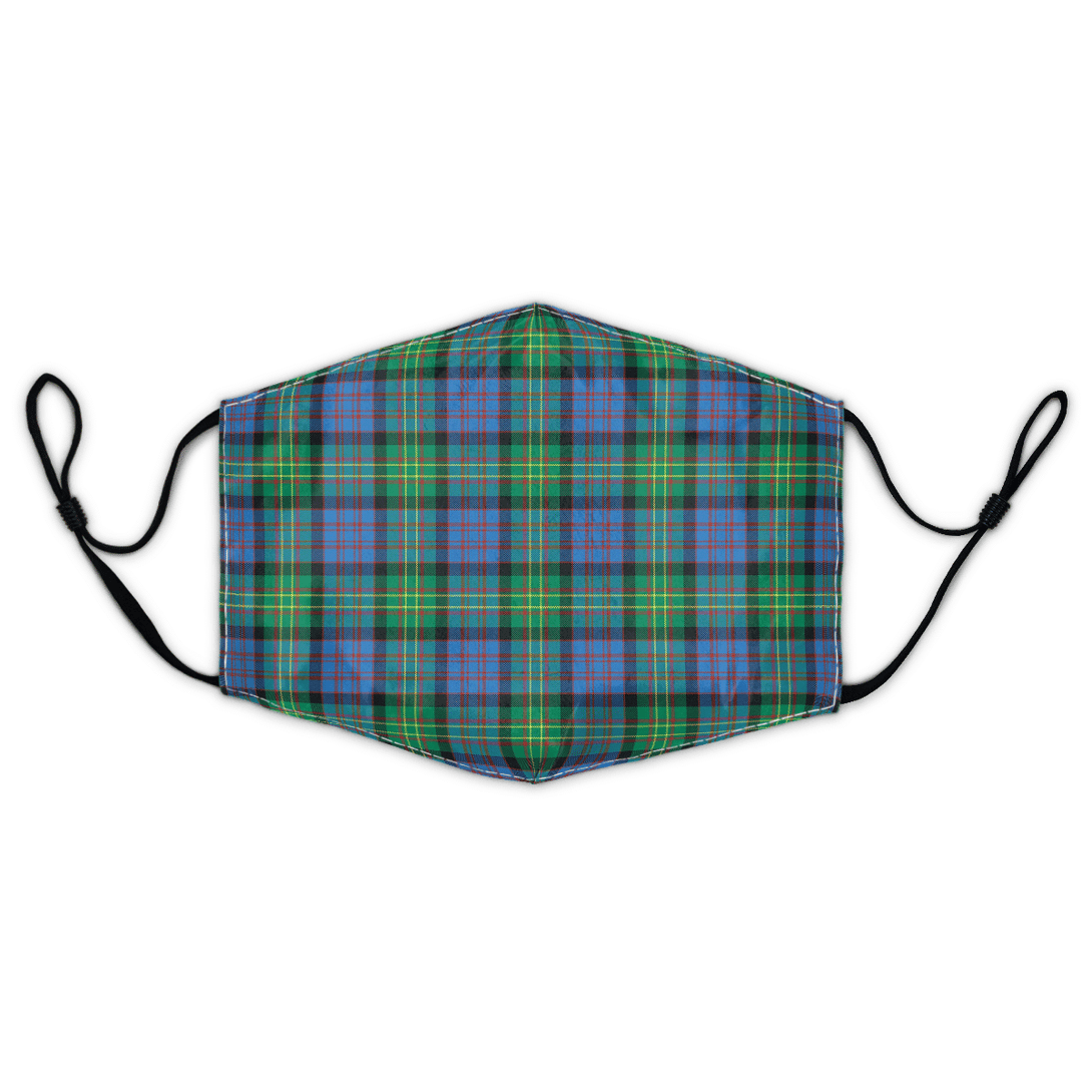 Celticprime Accessories - Bowie Ancient Tartan Fabric Mask (With Filters)