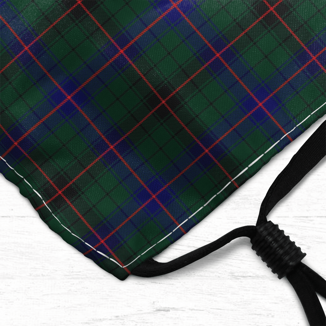 Celticprime Accessories - Davidson Modern Tartan Fabric Mask (With Filters)