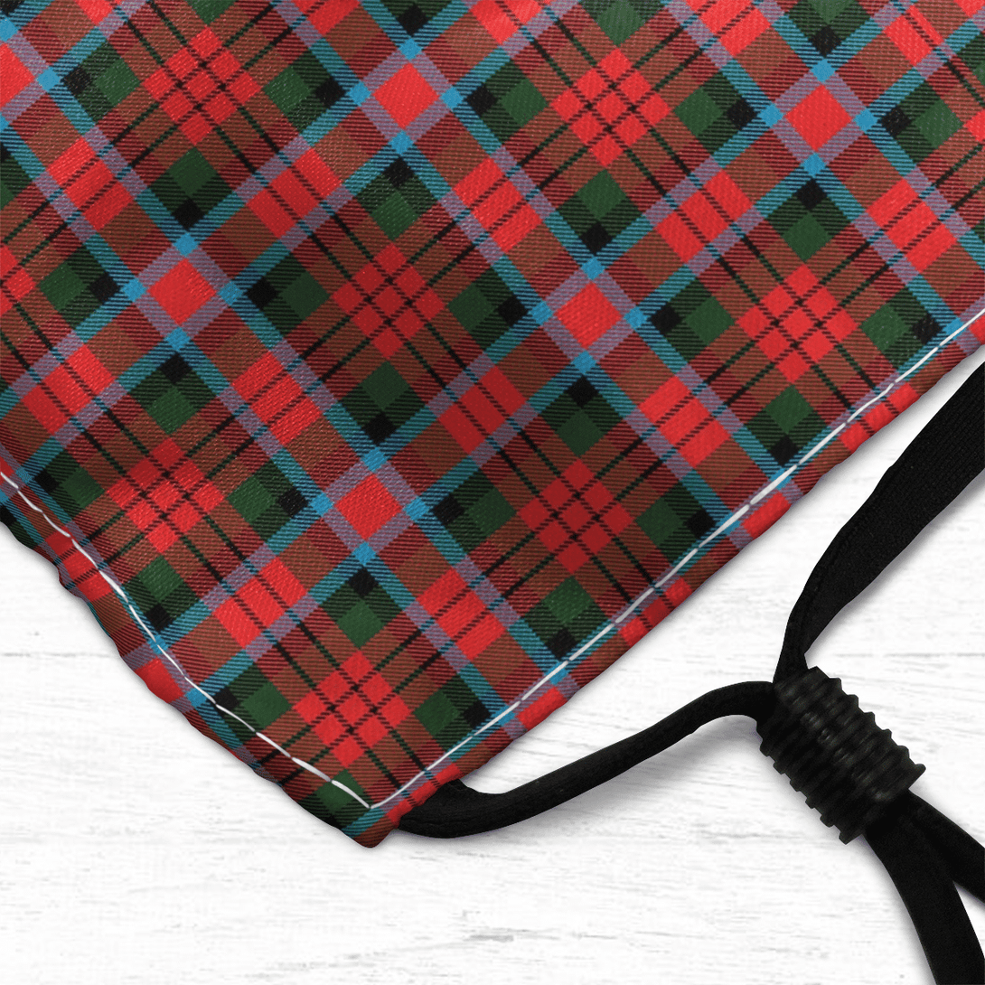 Celticprime Accessories - MacDuff Modern Tartan Fabric Mask (With Filters)