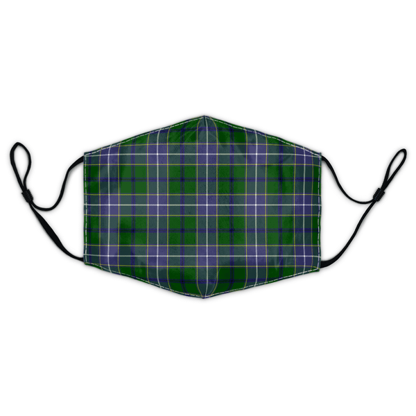 Celticprime Accessories - Wishart Hunting Modern Tartan Fabric Mask (With Filters)