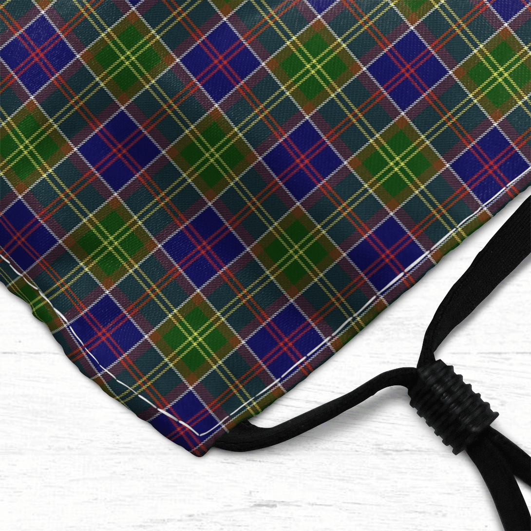 Celticprime Accessories - Ayrshire District Tartan Fabric Mask (With Filters)