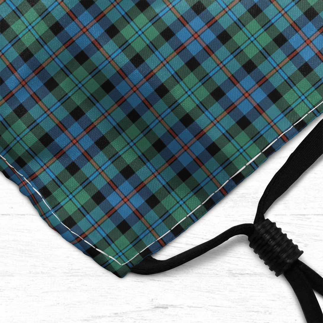 Celticprime Accessories - Campbell of Cawdor Ancient Tartan Fabric Mask (With Filters)