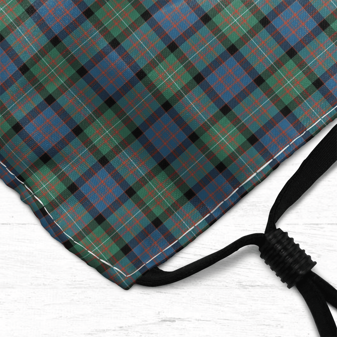 Celticprime Accessories - MacDonnell of Glengarry Ancient Tartan Fabric Mask (With Filters)