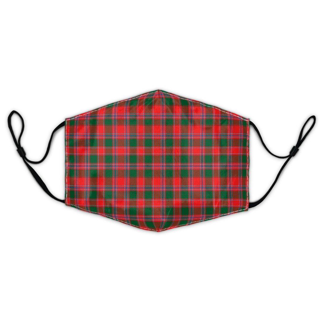 Celticprime Accessories - Dalziel Modern Tartan Fabric Mask (With Filters)